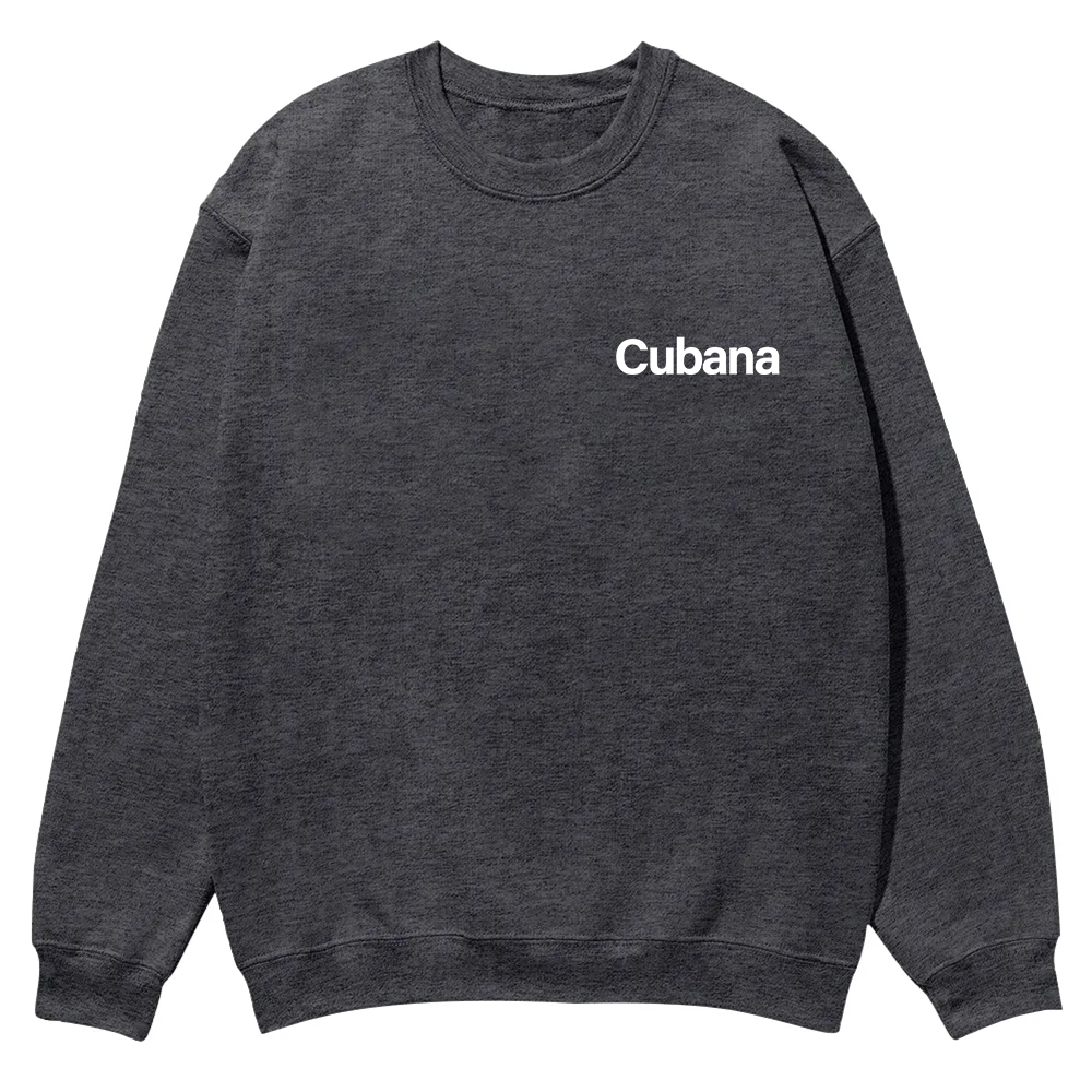Cubana Unisex Fit  Casual Crewneck Sweatshirt wearishow