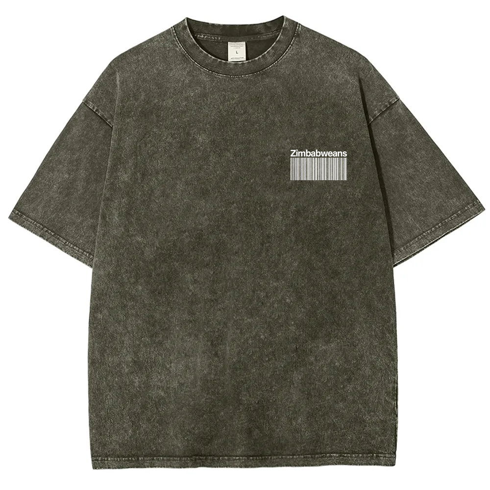 Zimbabweans Unisex Fit  Washed T-Shirt