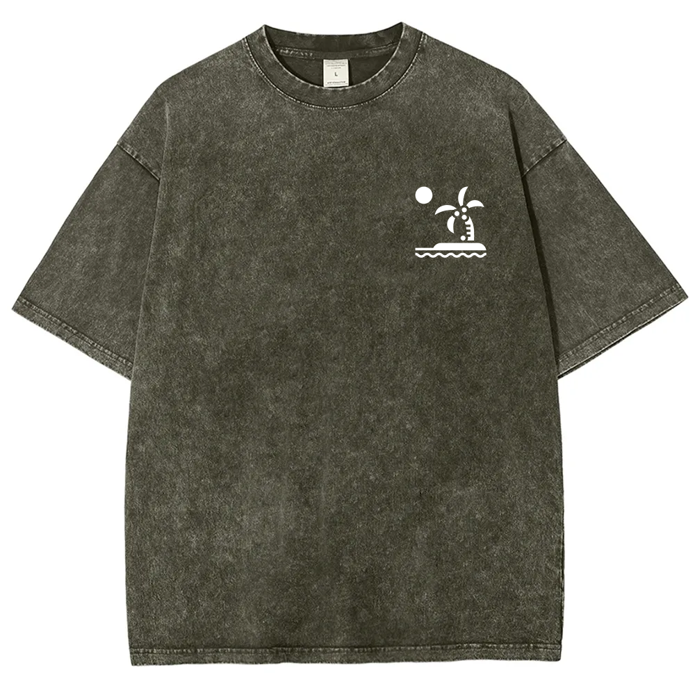 Caribbean Unisex Fit  Washed T-Shirt