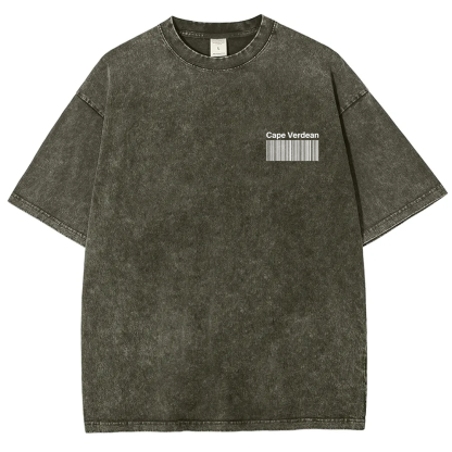 Cape Verdean Unisex Fit  Washed T-Shirt
