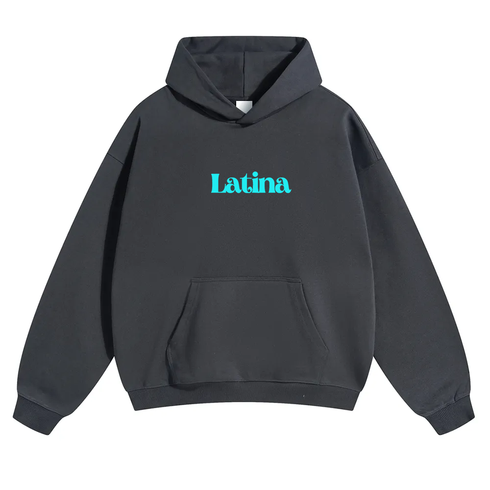 Latina Unisex Fit Color Hoodie wearishow