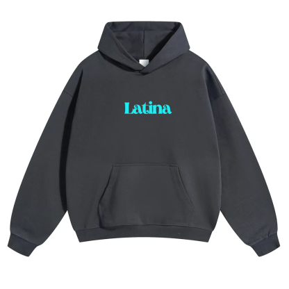 Latina Unisex Fit Color Hoodie wearishow