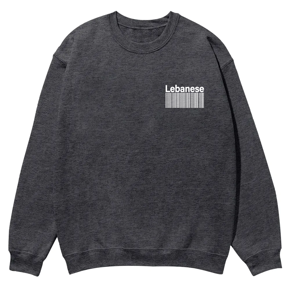 Lebanese Unisex Fit  Casual Crewneck Sweatshirt wearishow