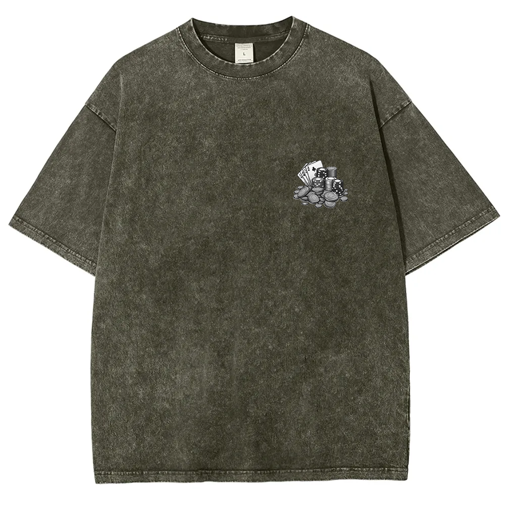 Professional Gambler Unisex Fit Washed T-Shirt