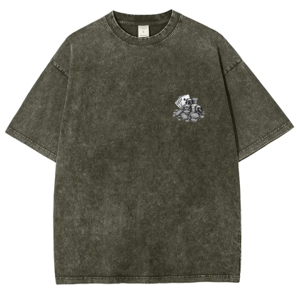 Professional Gambler Unisex Fit Washed T-Shirt