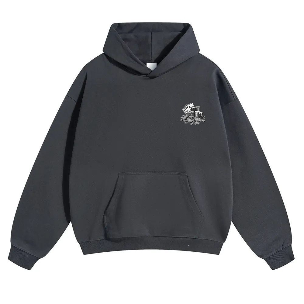 Professional Gambler Unisex Solid Color Hoodie wearishow