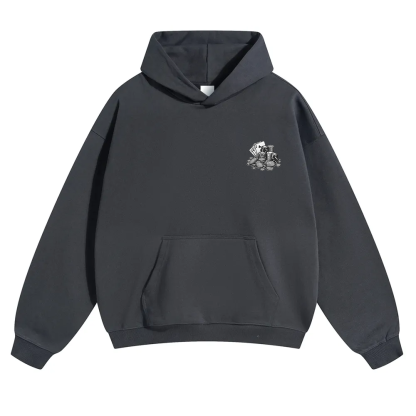 Professional Gambler Unisex Solid Color Hoodie wearishow