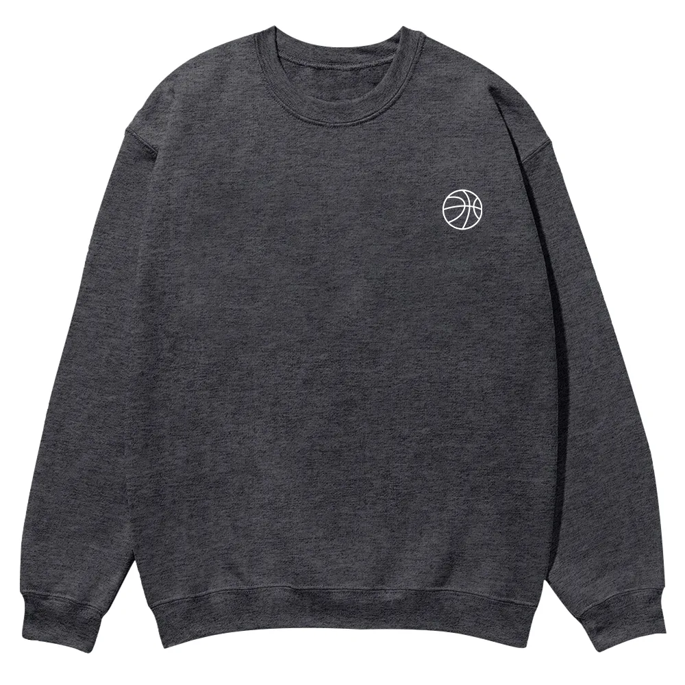 Basketball Player Casual Crewneck Sweatshirt wearishow