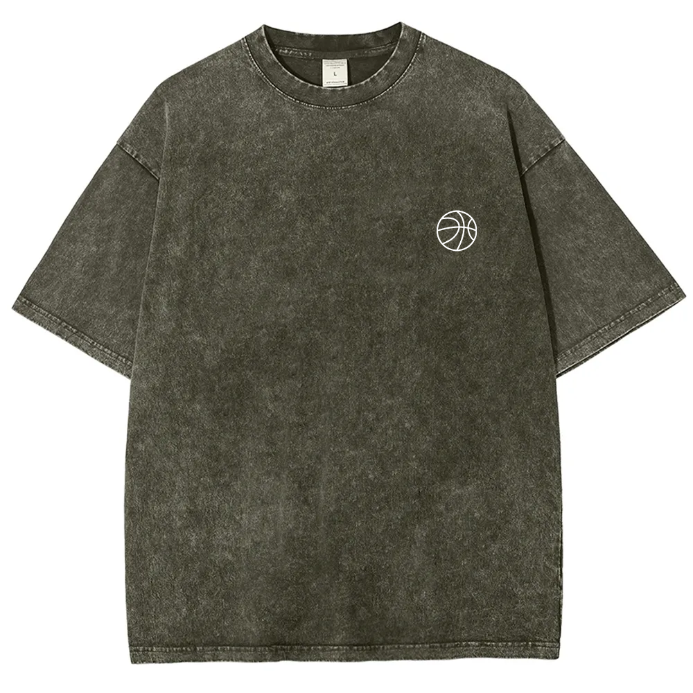 Basketball Player Unisex Fit Washed T-Shirt
