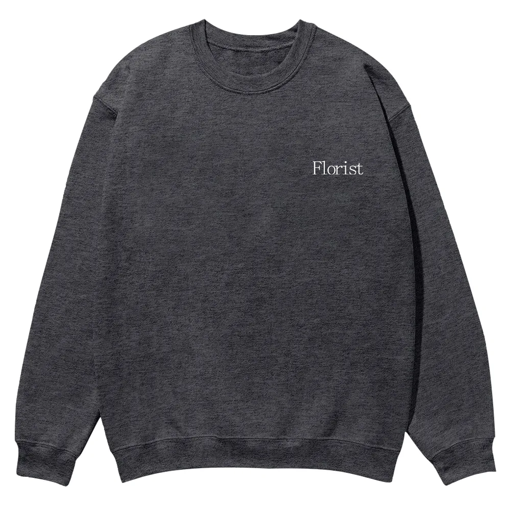 Florist Casual Crewneck Sweatshirt wearishow