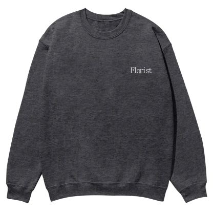 Florist Casual Crewneck Sweatshirt wearishow