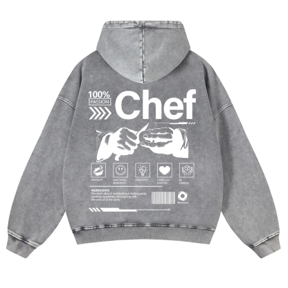 Chef Washed Hoodie wearishow