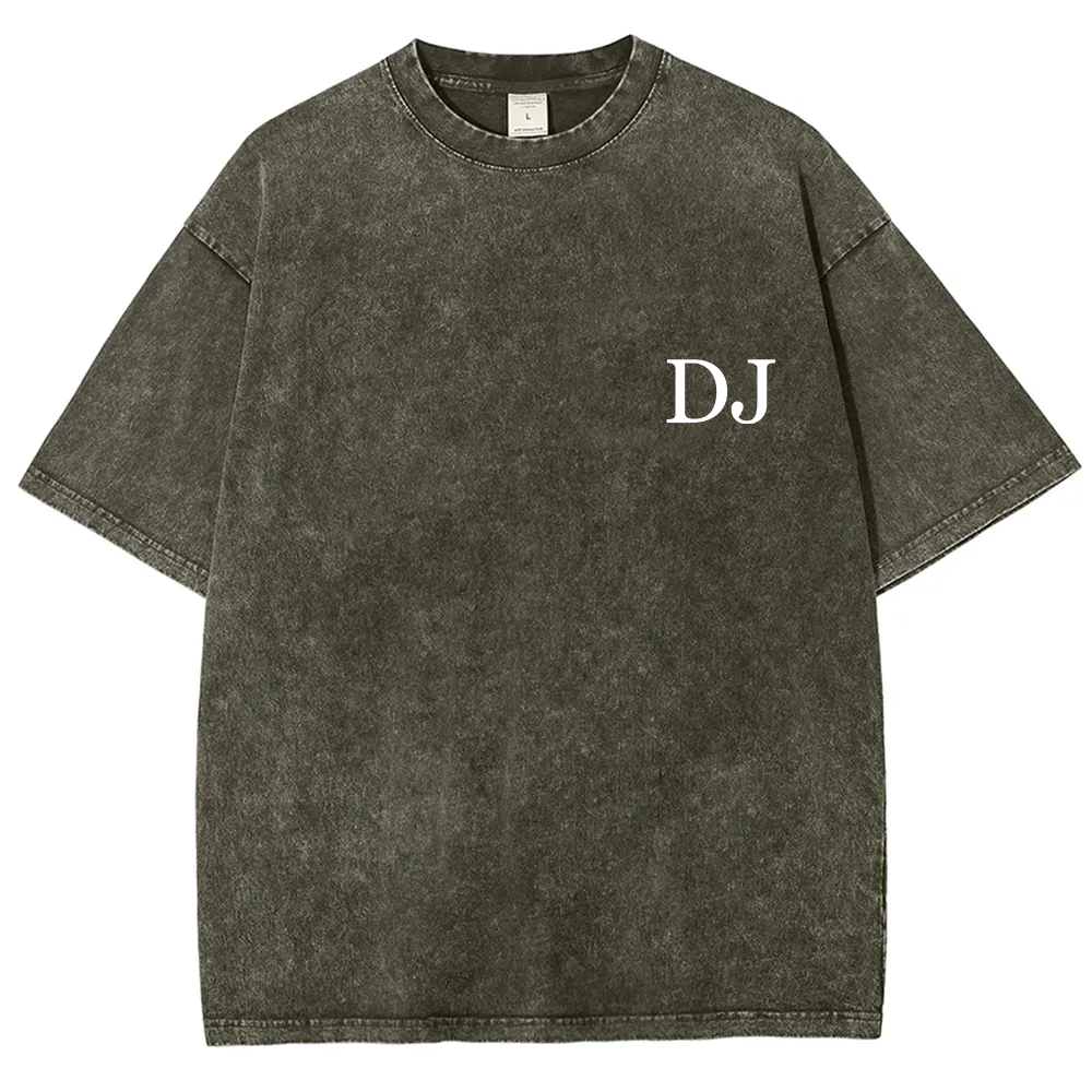 DJ Unisex Fit Washed T-Shirt