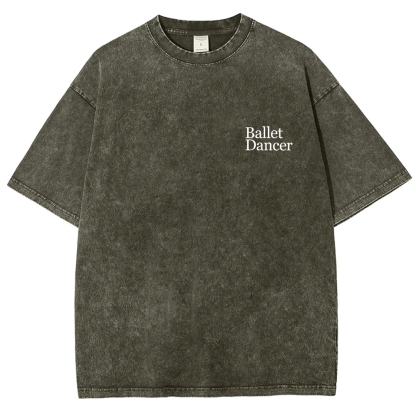 Ballet Dancer Unisex Fit Washed T-Shirt