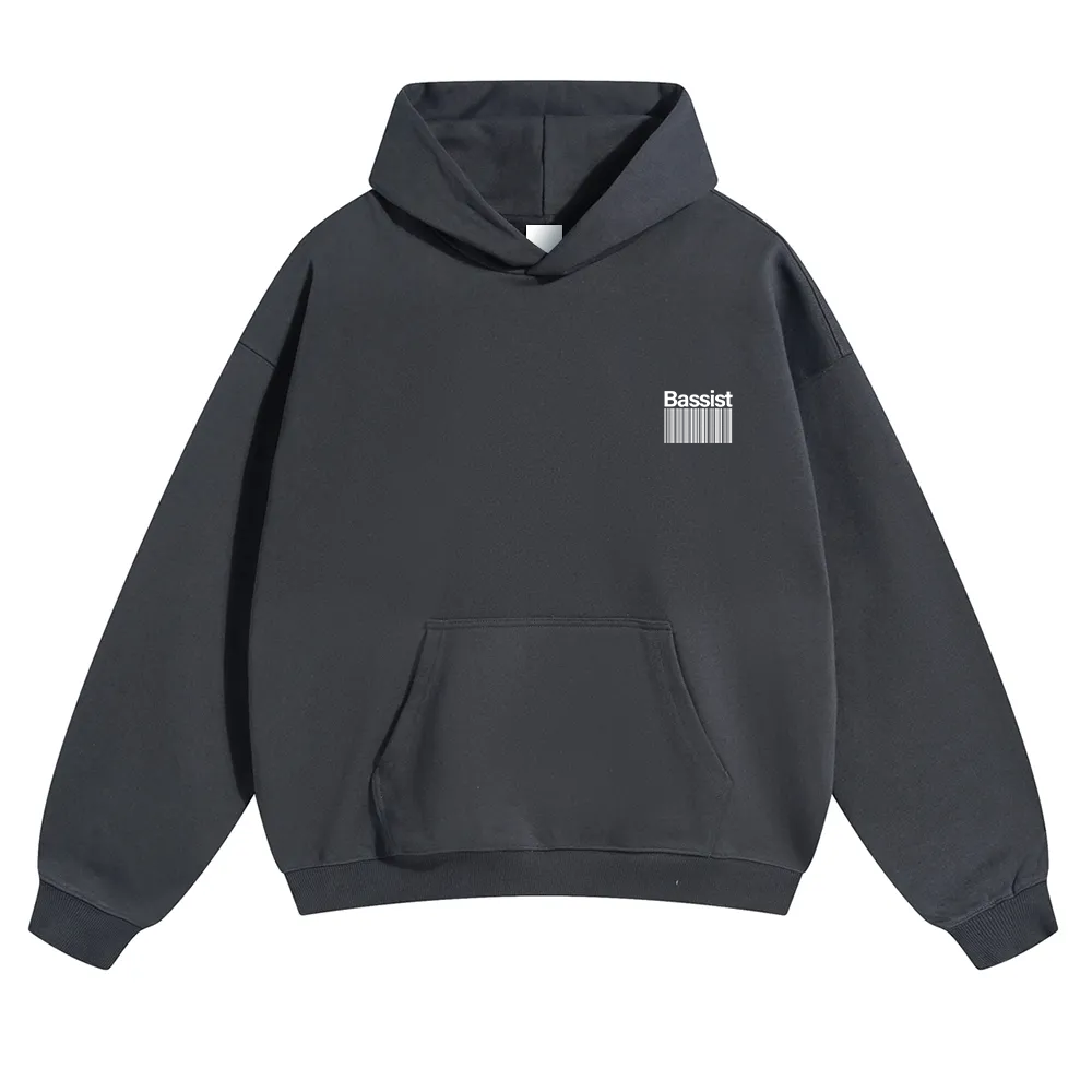 Bassist Unisex Solid Color Hoodie wearishow