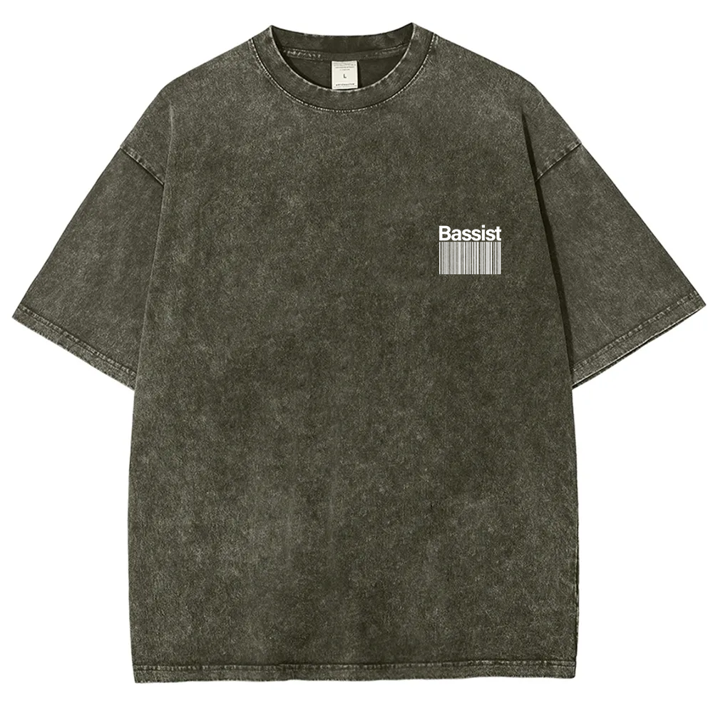 Bassist Unisex Fit Washed T-Shirt