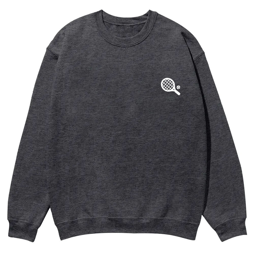 Padel Player Casual Crewneck Sweatshirt wearishow