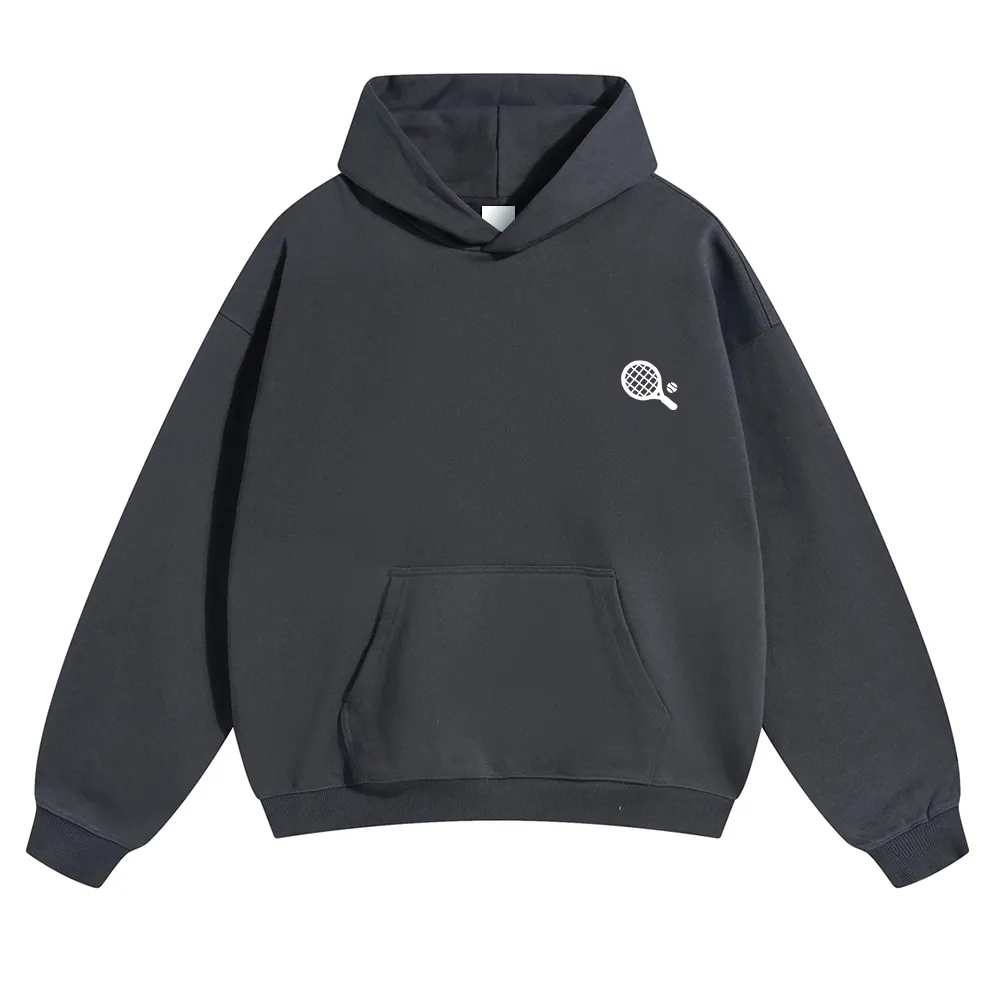 Padel Player Unisex Solid Color Hoodie wearishow