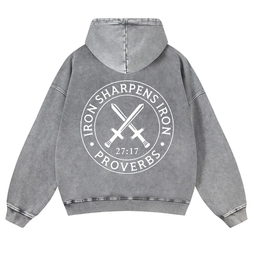 Christianity Washed Hoodie wearishow