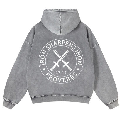 Christianity Washed Hoodie wearishow