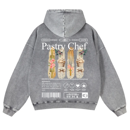 Pastry Chef Washed Hoodie wearishow