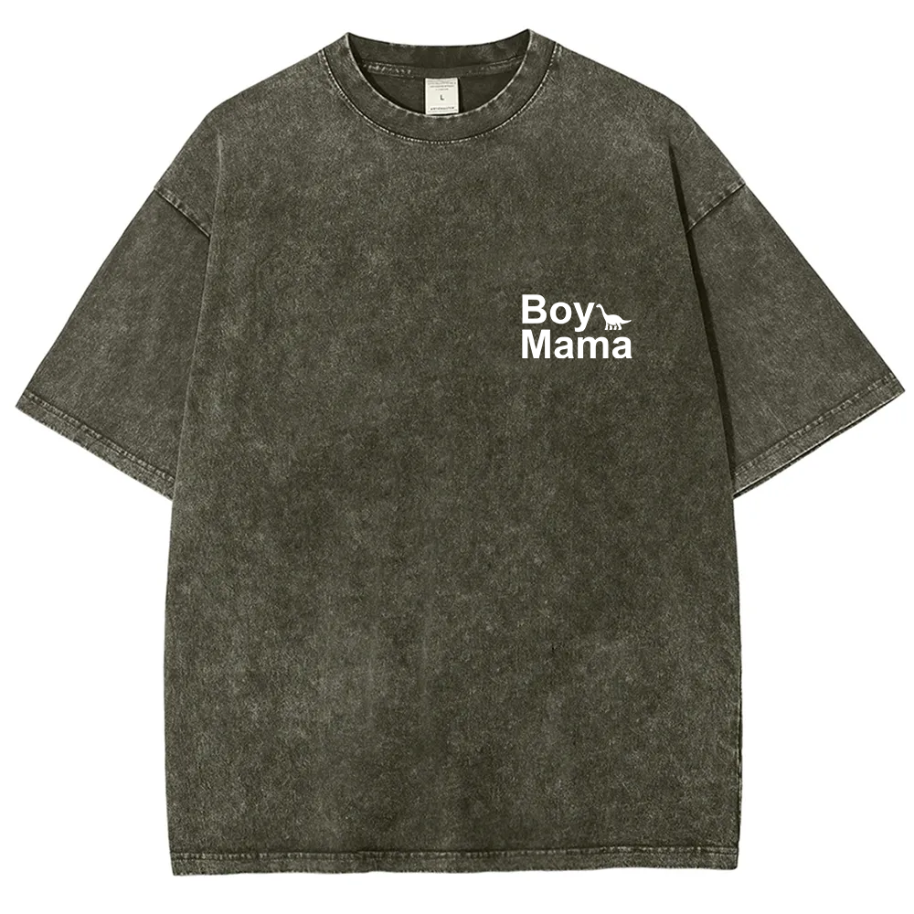 Boy Mama Unisex Fit Washed T-Shirt