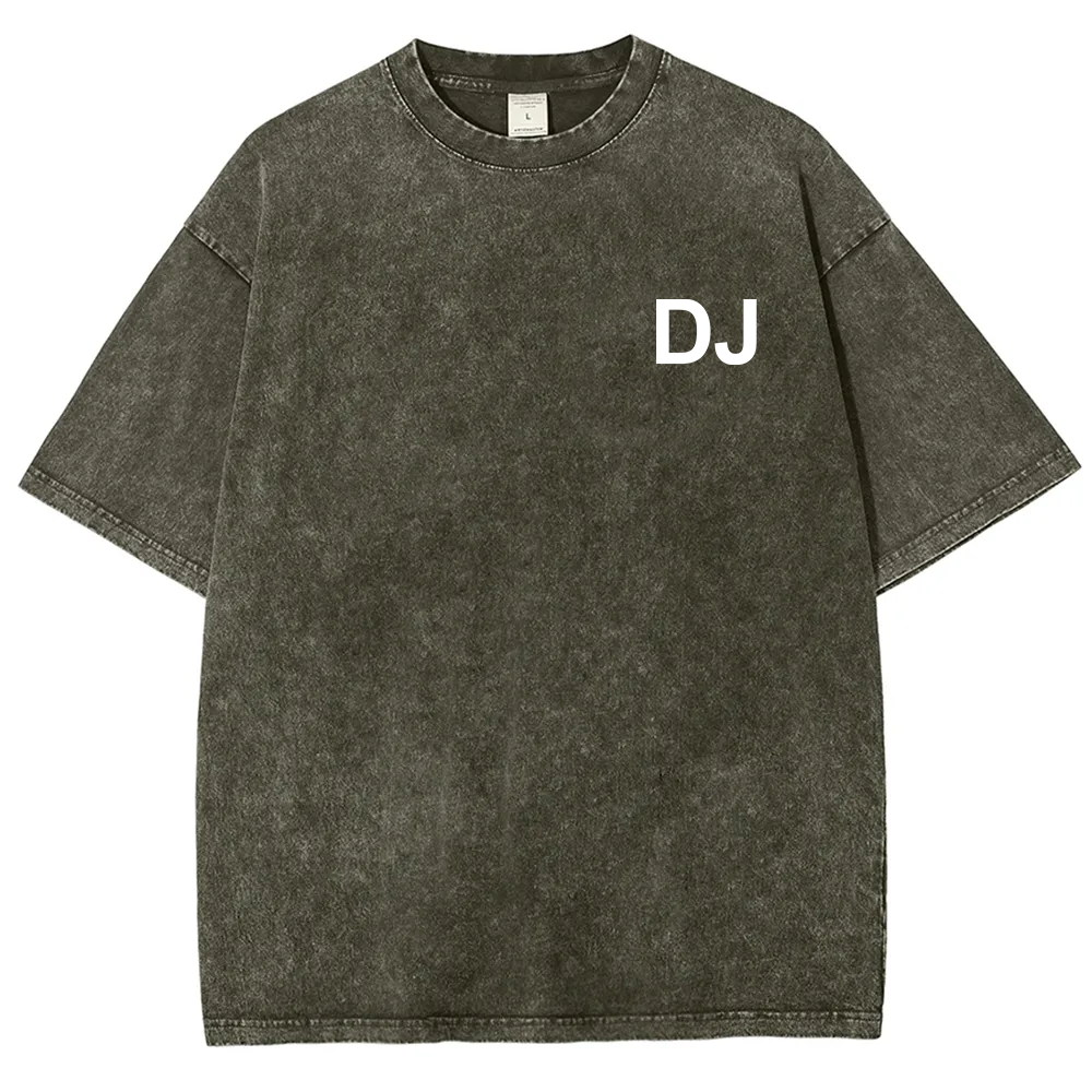 DJ Unisex Fit Washed T-Shirt
