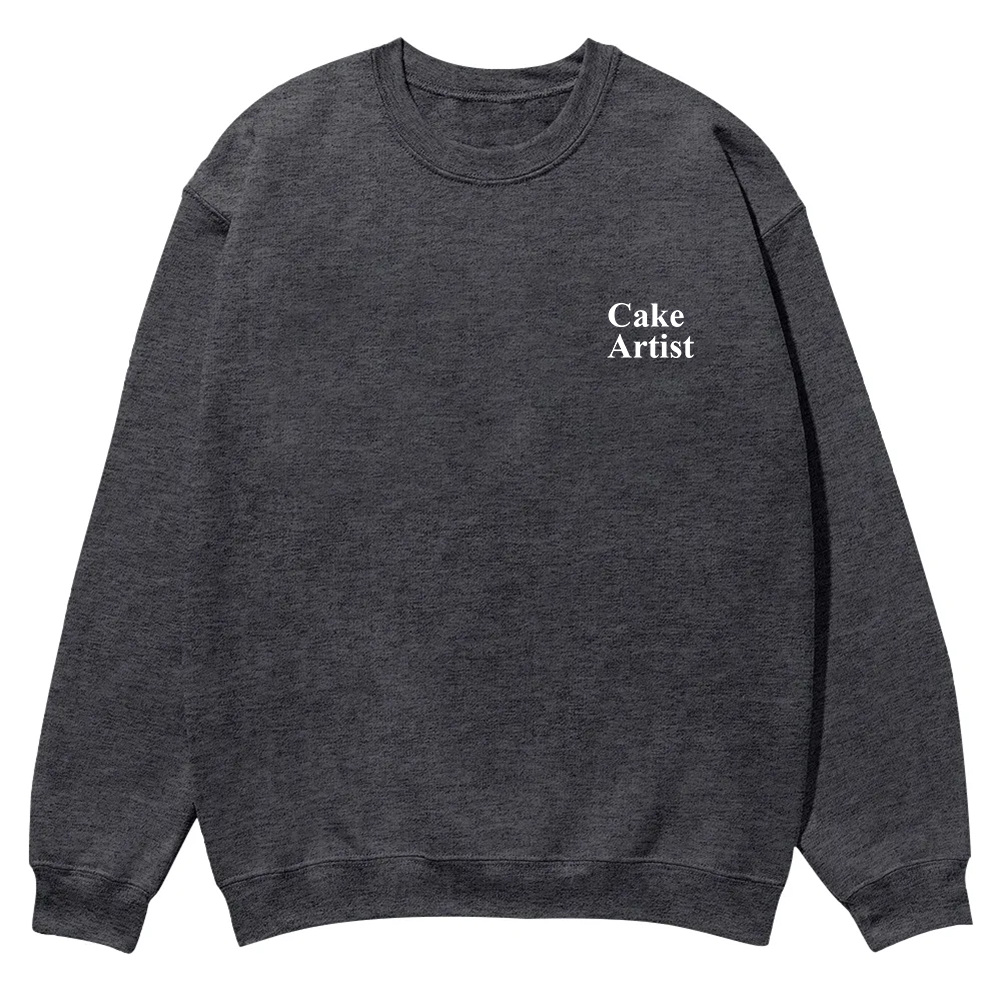 Cake Artist Casual Crewneck Sweatshirt wearishow