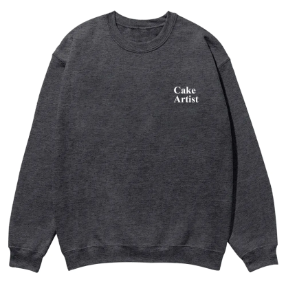 Cake Artist Casual Crewneck Sweatshirt wearishow