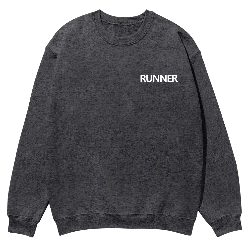 Runner Casual Crewneck Sweatshirt wearishow
