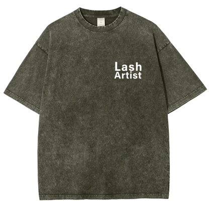 Lash Artist Unisex Fit Washed T-Shirt