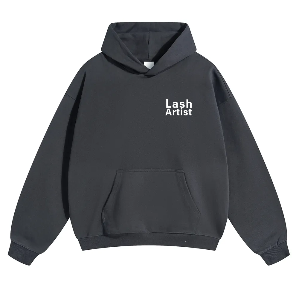 Lash Artist Unisex Solid Color Hoodie wearishow