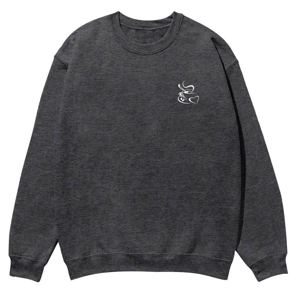 Barista Casual Crewneck Sweatshirt wearishow