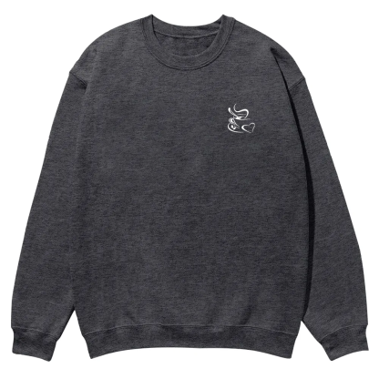 Barista Casual Crewneck Sweatshirt wearishow