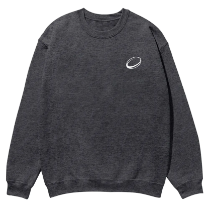 Rugby Player Casual Crewneck Sweatshirt wearishow