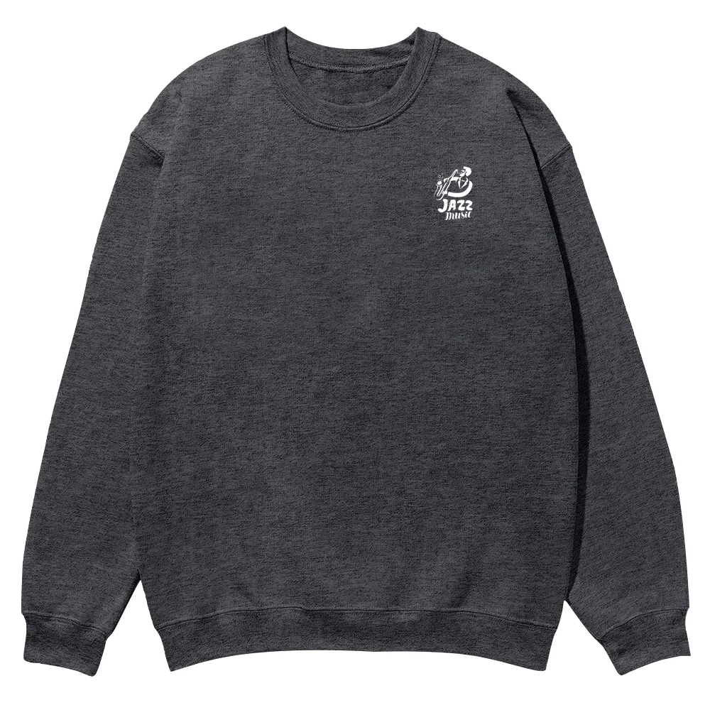 Saxophonist Unisex  Casual Crewneck Sweatshirt wearishow