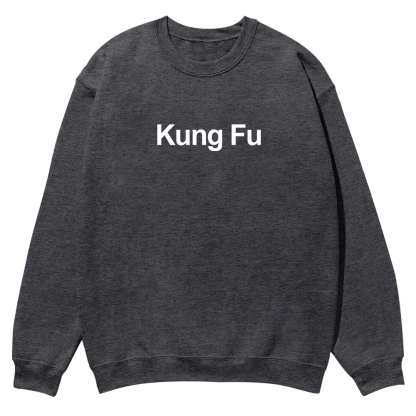 Kung Fu Casual Crewneck Sweatshirt wearishow wearishow