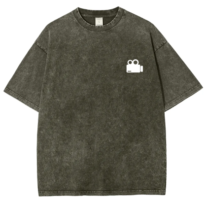 Videographer Unisex Fit Washed T-Shirt