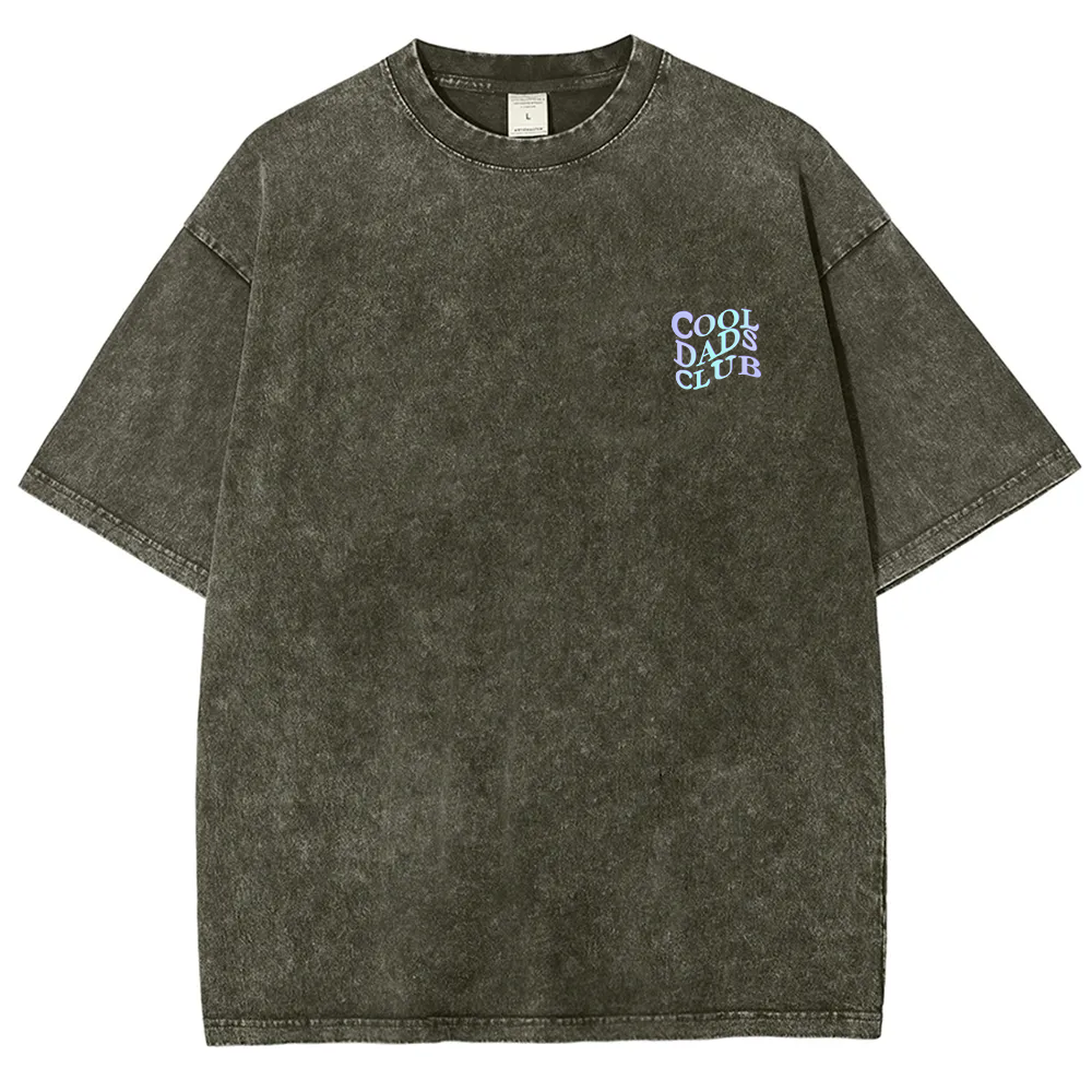 Cool Dads Club Snowflake Vintage Cotton T-Shirt