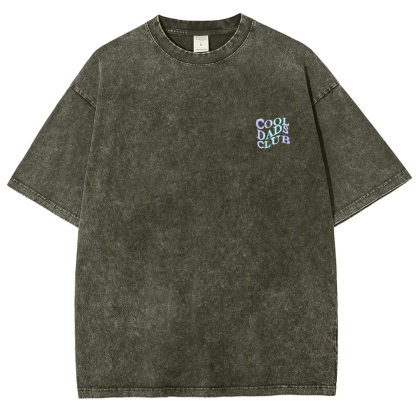 Cool Dads Club Snowflake Vintage Cotton T-Shirt