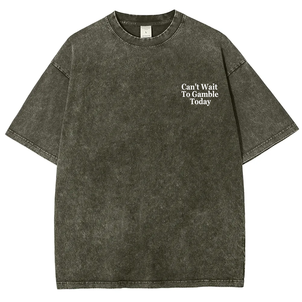 Professional Gambler Club Unisex Fit Washed T-Shirt