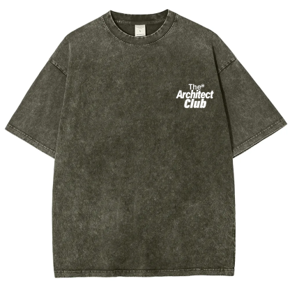 The Architect Club Unisex Fit Washed T-Shirt