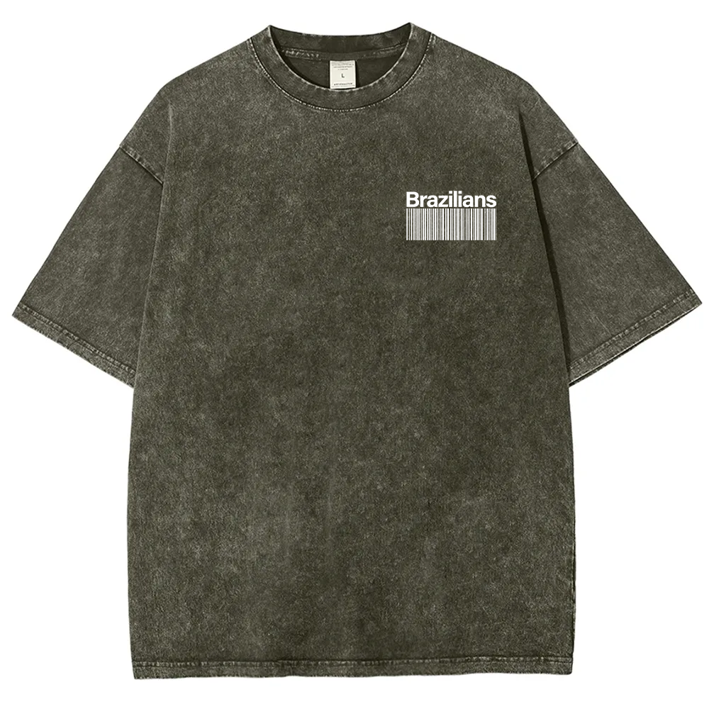 Brazilians Unisex Fit  Washed T-Shirt