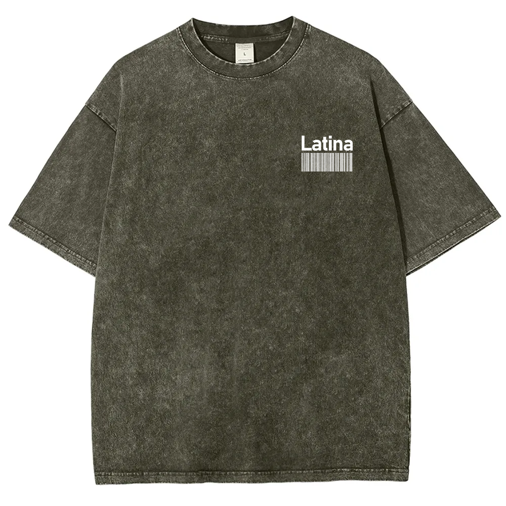 Latina Unisex Fit  Washed T-Shirt
