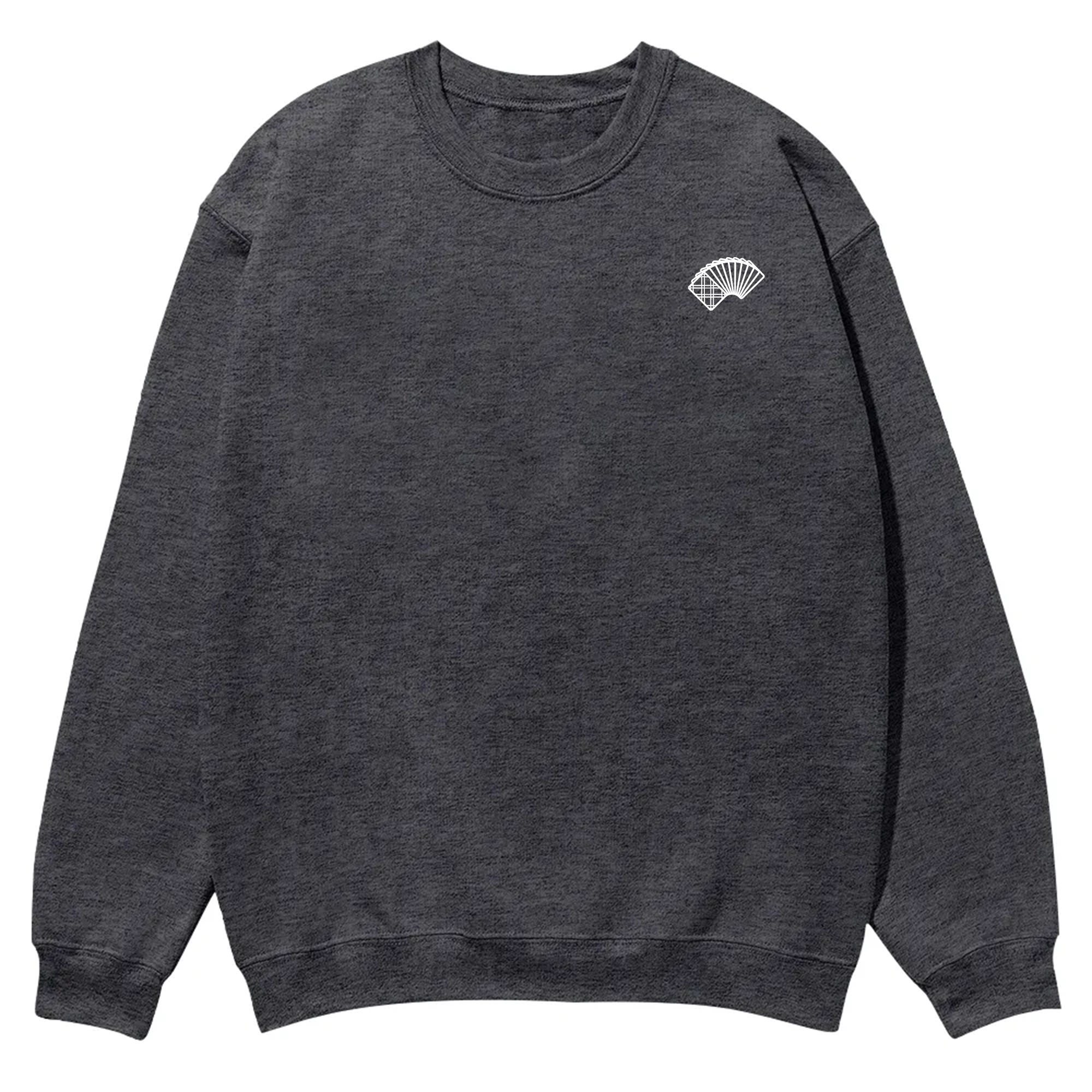 Poker Player Unisex Casual Crewneck Sweatshirt