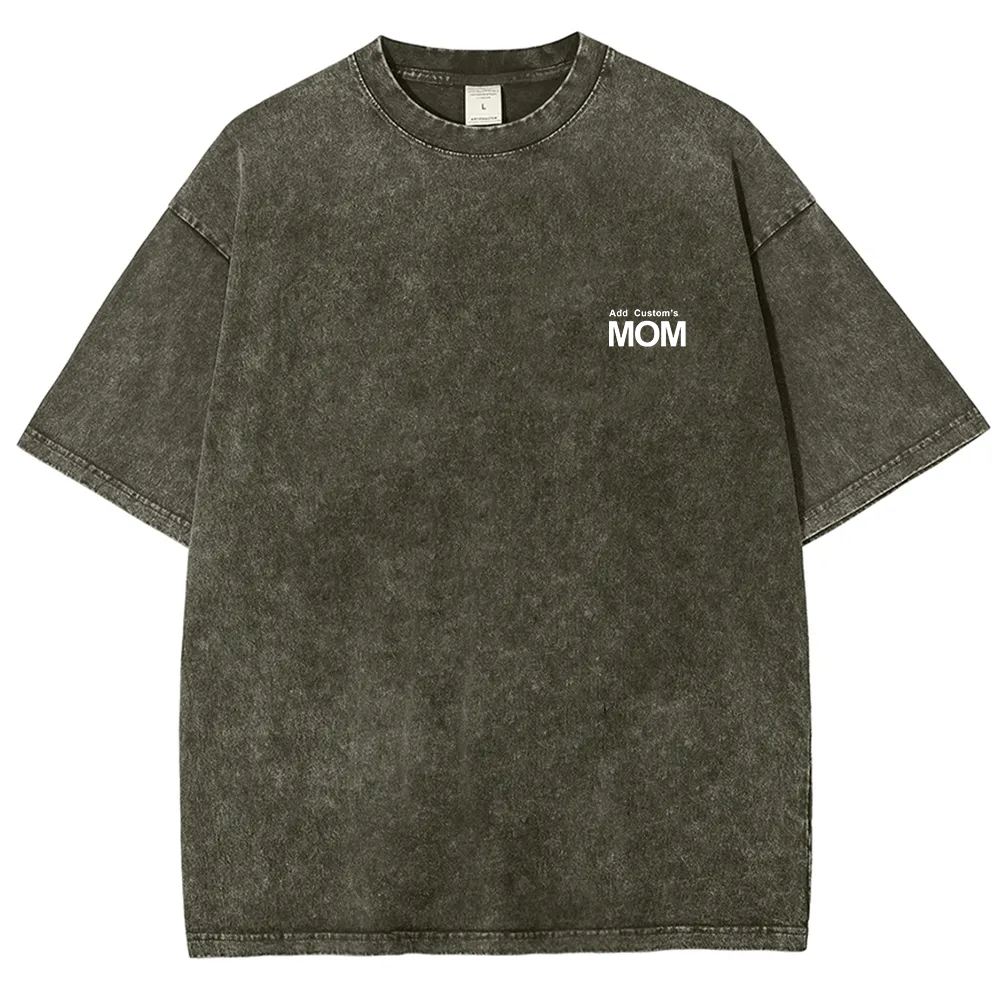 MOM Custom Unisex Fit Washed T-Shirt