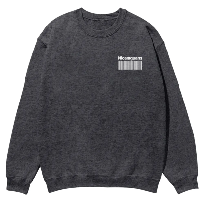 Nicaraguans Unisex Fit  Casual Crewneck Sweatshirt wearishow