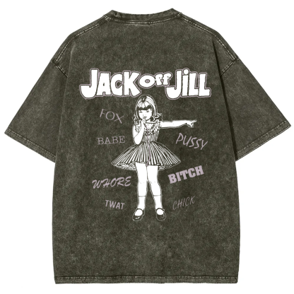 Unisex Vintage Jack Off Jill Band t-Shirt