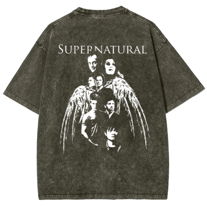 Unisex Vintage Supernatural TV Series t-Shirt