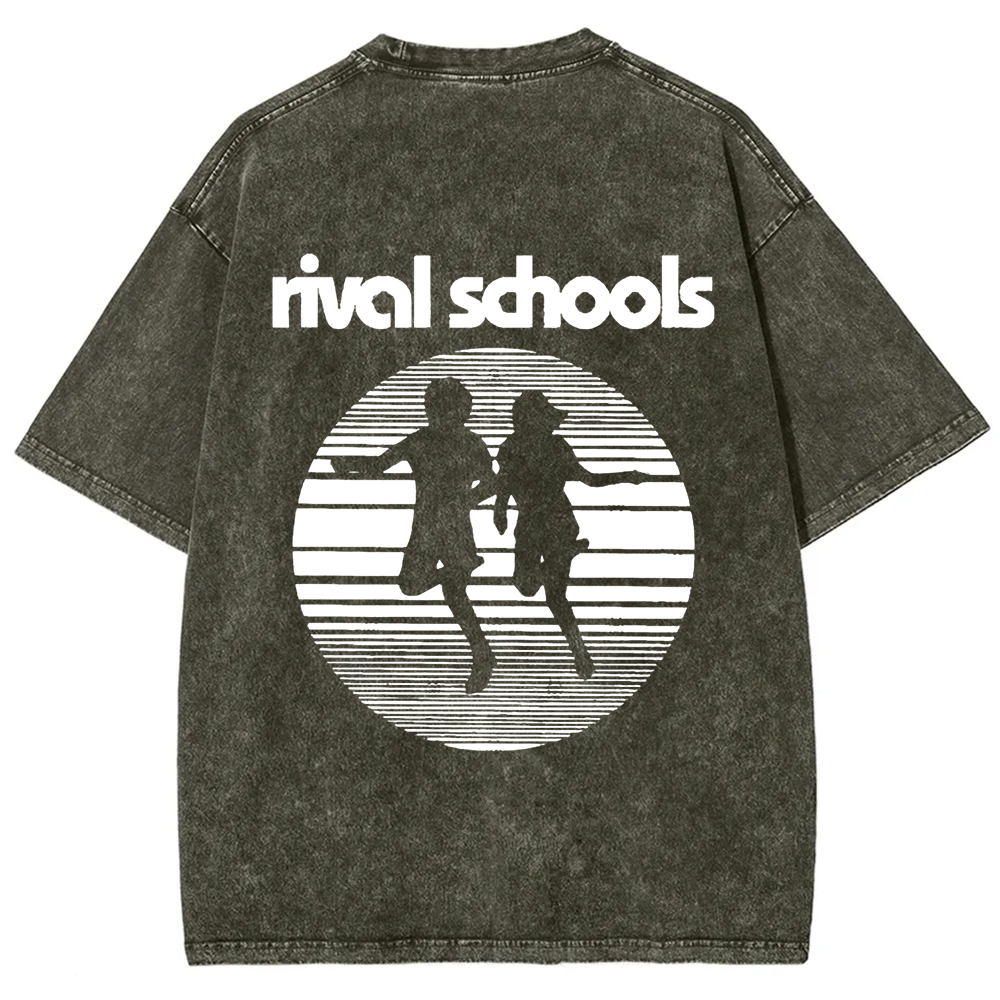Unisex Vintage  Rival Schools Band t-Shirt